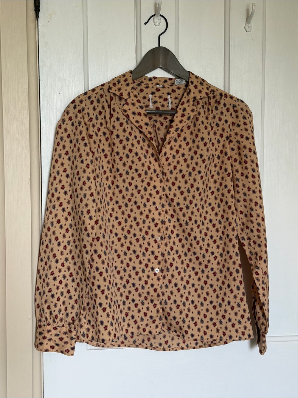 Vintage Button Down Floral Blouse